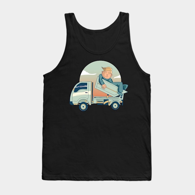 Joe biden 2020 - Dumptruck Trump Loser Tank Top by Kali Space